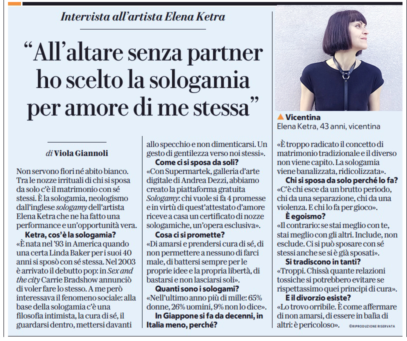 La Repubblica, intervista